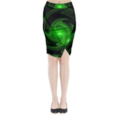 Lines Rays Background Light Midi Wrap Pencil Skirt by Mariart