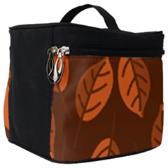 Pattern Leaf Plant Make Up Travel Bag (big) by Mariart