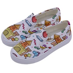 Baby Equipment Child Sketch Hand Kids  Canvas Slip Ons by Pakrebo