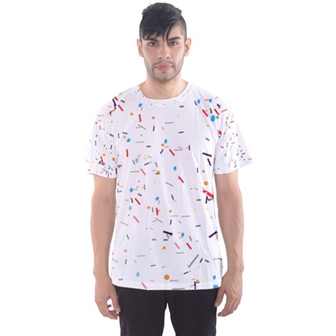 Ribbon Polka Men s Sports Mesh Tee by Mariart