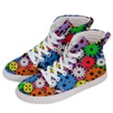 The Gears Are Turning Men s Hi-Top Skate Sneakers View2