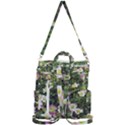 Mosaic Structure Pattern Background Crossbody Backpack View3