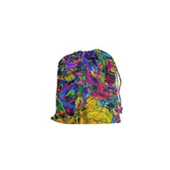 Pattern Structure Background Drawstring Pouch (xs) by Pakrebo