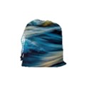 Ocean Waves Drawstring Pouch (Medium) View2