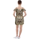 Funny Giraffe With Herats And Butterflies Ruffle Cut Out Chiffon Playsuit View2