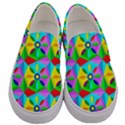 Star Texture Template Design Men s Canvas Slip Ons View1