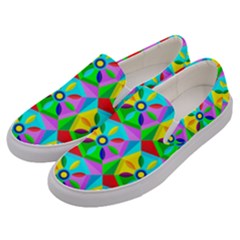 Star Texture Template Design Men s Canvas Slip Ons by Pakrebo