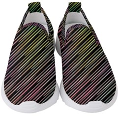 Pattern Abstract Desktop Fabric Kids  Slip On Sneakers by Pakrebo