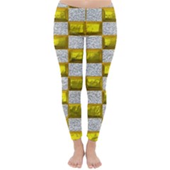 Pattern Desktop Square Wallpaper Classic Winter Leggings by Pakrebo