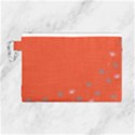 Dandelion Wishes - red Canvas Cosmetic Bag (Large) View1