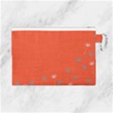 Dandelion Wishes - red Canvas Cosmetic Bag (Large) View2