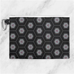 Geometric Pattern - Black Canvas Cosmetic Bag (xl) by WensdaiAmbrose