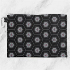 Geometric Pattern - Black Canvas Cosmetic Bag (xxl) by WensdaiAmbrose