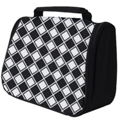 Square Diagonal Pattern Full Print Travel Pouch (big) by Mariart