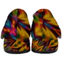 Background Abstract Texture Chevron Women s Chunky Heel Loafers View4
