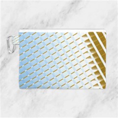 Diagonal Seamless Line Design Canvas Cosmetic Bag (large) by LoolyElzayat