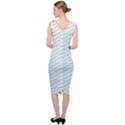 Diagonal Seamless Line Design Sleeveless Pencil Dress View4
