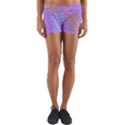 Diagonal Line Design Art Yoga Shorts View1