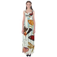 My Butterfly Collection Empire Waist Maxi Dress by WensdaiAmbrose