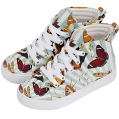 My Butterfly Collection Kids  Hi-top Skate Sneakers by WensdaiAmbrose