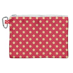 Red Hot Polka Dots Canvas Cosmetic Bag (xl) by WensdaiAmbrose