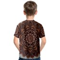 Abstract Art Texture Mandala Kids  Cotton Tee View2