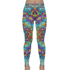 Background Image Wallpaper Classic Yoga Leggings by Pakrebo