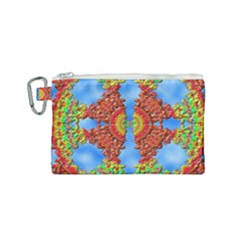 Pictures Digital Art Abstract Canvas Cosmetic Bag (small) by Pakrebo