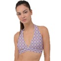 Background Image Tile Geometric Halter Plunge Bikini Top View1