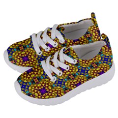 Tile Background Image Graphic Abstract Kids  Lightweight Sports Shoes by Pakrebo