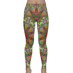 Fractal Image  Background Classic Yoga Leggings by Pakrebo
