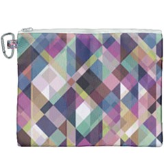 Geometric Sense Canvas Cosmetic Bag (xxxl) by WensdaiAmbrose