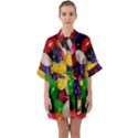 Jelly Beans Quarter Sleeve Kimono Robe View1