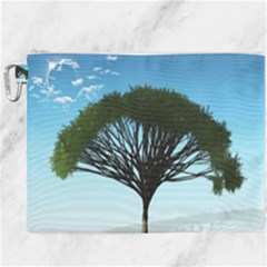 Tree And Blue Sky Canvas Cosmetic Bag (xxxl) by LoolyElzayat