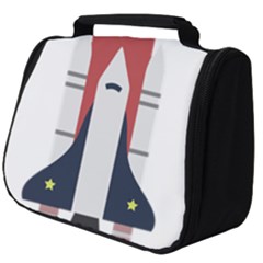 Planet Planets Rocket Shuttle Full Print Travel Pouch (big) by Wegoenart