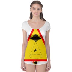 Sign Road Road Sign Traffic Boyleg Leotard  by Wegoenart