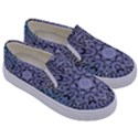 Tile Design Art Mosaic Pattern Kids  Canvas Slip Ons View3