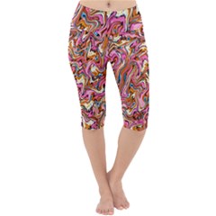 Ml 97 Lightweight Velour Cropped Yoga Leggings by ArtworkByPatrick
