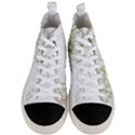 Flowers Background Leaf Leaves Men s Mid-Top Canvas Sneakers View1