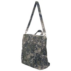 Grunge Camo Print Design Crossbody Backpack by dflcprintsclothing