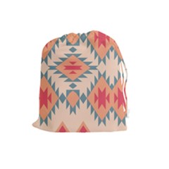Tribal Signs 2          Drawstring Pouch by LalyLauraFLM