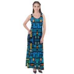 Ml 103 1 Sleeveless Velour Maxi Dress by ArtworkByPatrick