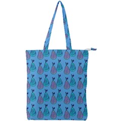 Pears Aqua Double Zip Up Tote Bag by snowwhitegirl