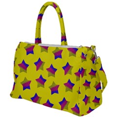 Ombre Glitter  Star Pattern Duffel Travel Bag by snowwhitegirl