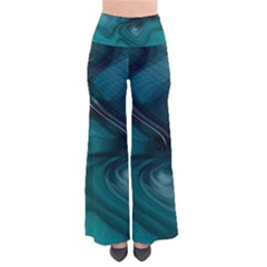 Abstract Graphics Water Web Layout So Vintage Palazzo Pants by Pakrebo