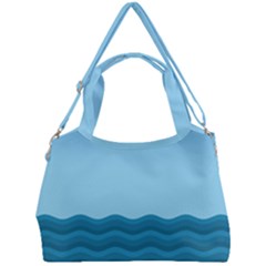 Making Waves Double Compartment Shoulder Bag by WensdaiAmbrose