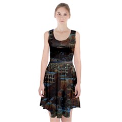Building Ruins Old Industry Racerback Midi Dress by Pakrebo