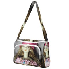 Cute In Pink Front Pocket Crossbody Bag by snowwhitegirl