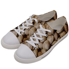 Shellfishs Photo Print Pattern Women s Low Top Canvas Sneakers by dflcprintsclothing