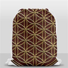 Flower Of Life Drawstring Bag (small) by Sudhe